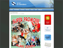 Tablet Screenshot of elsendero.com.ar